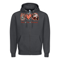 Smoke Peace Love Dalmatians Zipper Hoodie - Jasminsmagicworld