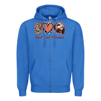 True Royal Peace Love Dalmatians Zipper Hoodie - Jasminsmagicworld