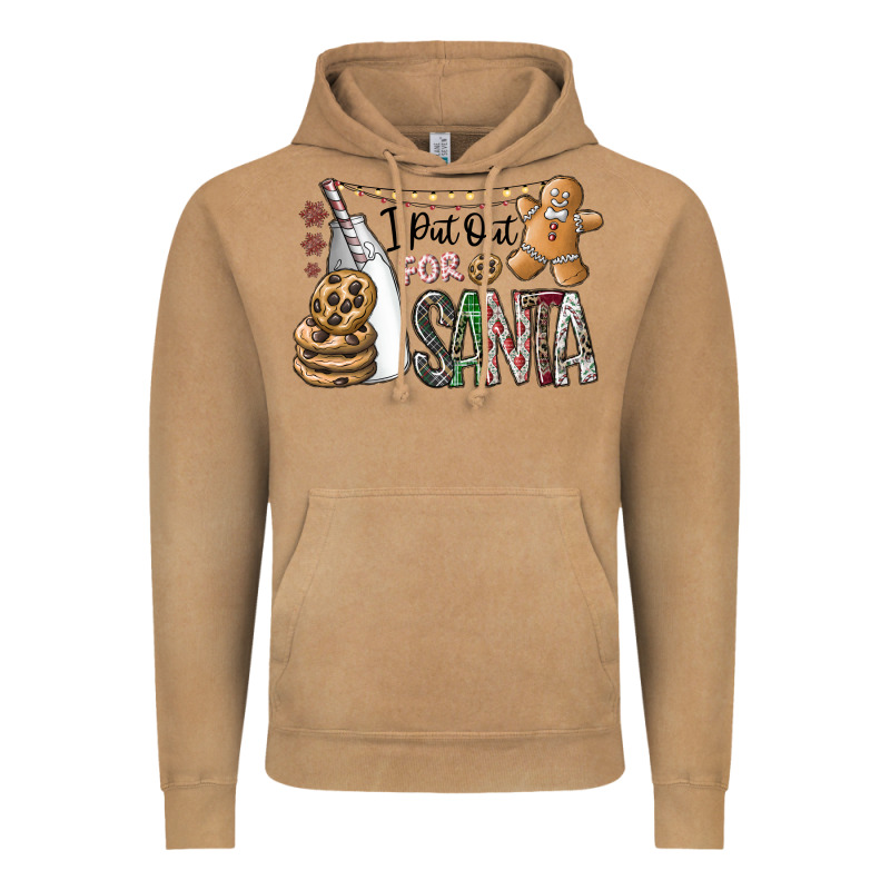 I Put Out For Santa Vintage Hoodie by CowhideDigitalArt | Teevron