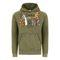 Vintage Olive i put out for santa Vintage Hoodie - CowhideDigitalArt