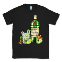 Black gin tonic bottle and cocktail Classic Tee - AdoDesignShop