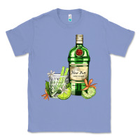 Colony Blue gin tonic bottle and cocktail Classic Tee - AdoDesignShop