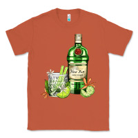 Copper gin tonic bottle and cocktail Classic Tee - AdoDesignShop