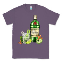 Lavender gin tonic bottle and cocktail Classic Tee - AdoDesignShop