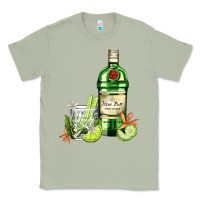 Matcha gin tonic bottle and cocktail Classic Tee - AdoDesignShop