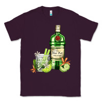 Plum gin tonic bottle and cocktail Classic Tee - AdoDesignShop
