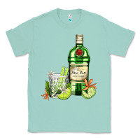 Seafoam gin tonic bottle and cocktail Classic Tee - AdoDesignShop