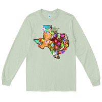 Matcha christmas texas map Long Sleeve Tee - AdoDesignShop