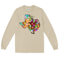 Mushroom christmas texas map Long Sleeve Tee - AdoDesignShop