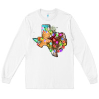 White christmas texas map Long Sleeve Tee - AdoDesignShop