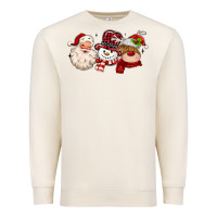 Sandshell santa snowman reindeer Premium Sweatshirt - MaliasSmallBusiness