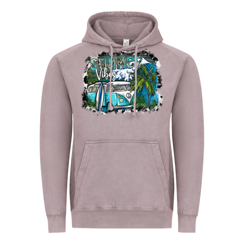 Summer Vibes Vintage Hoodie by SublimationCraftShop | Teevron