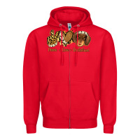 Red Peace Love Dachshund Zipper Hoodie - Jasminsmagicworld
