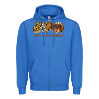 True Royal Peace Love Dachshund Zipper Hoodie - Jasminsmagicworld