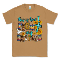 Toasted Coconut this is how i fight my battles Classic Tee - AdoDesignShop