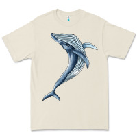 Bone humpback whale jumping Premium Tee - BarkalooDesign