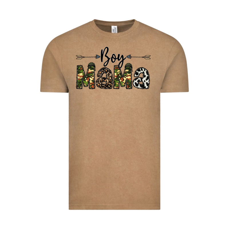 Boy Mama Vintage Tee by CowhideDigitalArt | Teevron