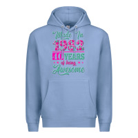 Colony Blue made in 1982, 40 years of being awesome Premium Hoodie - Jasminsmagicworld