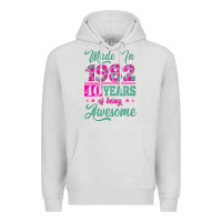 Dove Grey made in 1982, 40 years of being awesome Premium Hoodie - Jasminsmagicworld