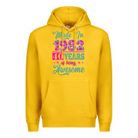 Lemon made in 1982, 40 years of being awesome Premium Hoodie - Jasminsmagicworld