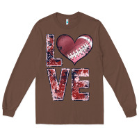 Chestnut football love Long Sleeve Tee - JahusDesignShop