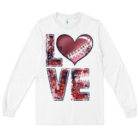 White football love Long Sleeve Tee - JahusDesignShop