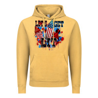 Vintage Mustard Let's get lit 4th of july Vintage Hoodie - CowGirlArtShop