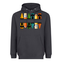 Smoke custom crayons with pencil Heavyweight Hoodie - NancyCooperArtShop