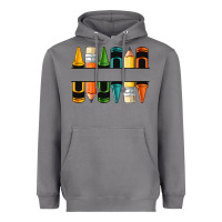 Storm custom crayons with pencil Heavyweight Hoodie - NancyCooperArtShop