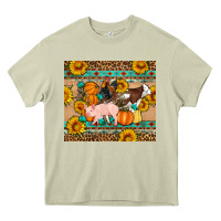 Mossy Fall Coop Animals Heavy Core Tee - Artiststas