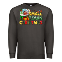 Smoke Small town Christmas Premium Sweatshirt - NancyCooperArtShop