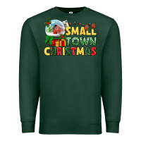 Sports Green Small town Christmas Premium Sweatshirt - NancyCooperArtShop