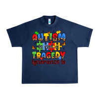 Navy autism is not a tragedy ignorance is Urban Heavy Tee - JahusDesignShop