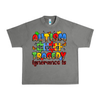 Tornado autism is not a tragedy ignorance is Urban Heavy Tee - JahusDesignShop