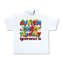 White autism is not a tragedy ignorance is Urban Heavy Tee - JahusDesignShop