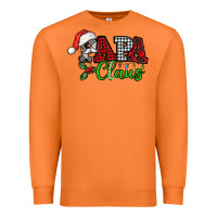 Carrot Papa Claus with christmas lights and mistletoe Premium Sweatshirt - NancyCooperArtShop