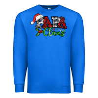 True Royal Papa Claus with christmas lights and mistletoe Premium Sweatshirt - NancyCooperArtShop