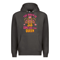 Smoke the queen is 35 long live the queen Premium Hoodie - Jasminsmagicworld