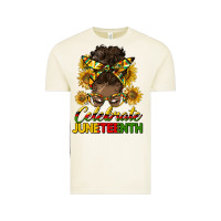 Vintage Arctic celebrate juneteenth black woman bun Vintage Tee - HRA Design Shop