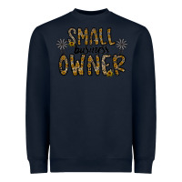 Navy small business owner Heavyweight Sweatshirt - CowhideDigitalArt