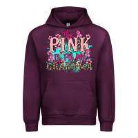 Mauve Wine The pink is for my Grandma Cancer Awareness Urban Hoodie - HowdyJamesFarm