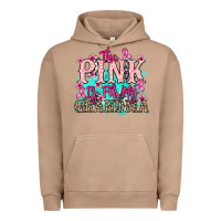 Pigment Burro The pink is for my Grandma Cancer Awareness Urban Hoodie - HowdyJamesFarm