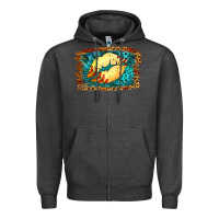 Charcoal Heather Softball Lips Zipper Hoodie - Jasminsmagicworld