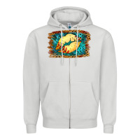 Dove Grey Softball Lips Zipper Hoodie - Jasminsmagicworld