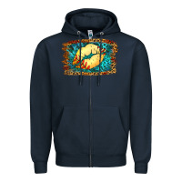 Navy Softball Lips Zipper Hoodie - Jasminsmagicworld