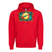 Red Softball Lips Zipper Hoodie - Jasminsmagicworld