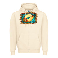 Sandshell Softball Lips Zipper Hoodie - Jasminsmagicworld