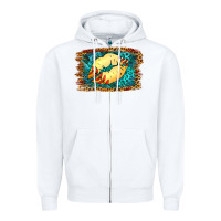 White Softball Lips Zipper Hoodie - Jasminsmagicworld