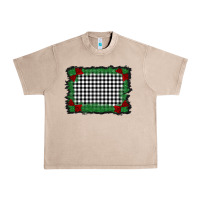 French Oak christmas black and white background Urban Heavy Tee - BarkalooDesign