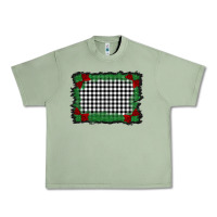 Oil Green christmas black and white background Urban Heavy Tee - BarkalooDesign